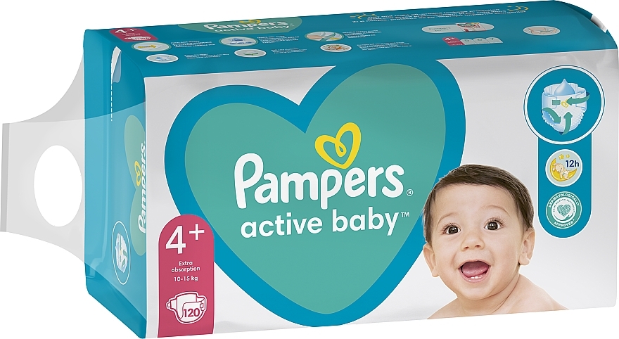 pampers activ baby 3 208 sztuk