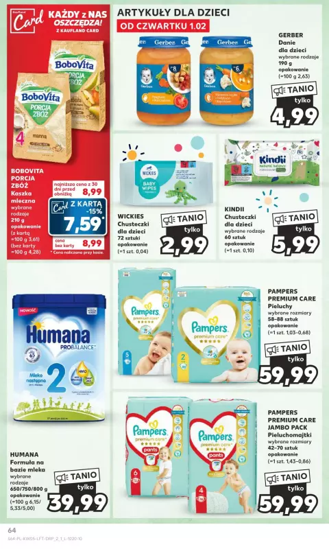 kaufland pieluchomajtki dla dzieci