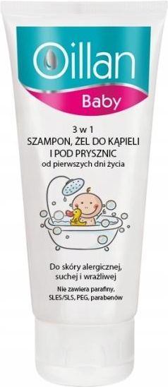 oillan baby szampon nawilżający 200ml
