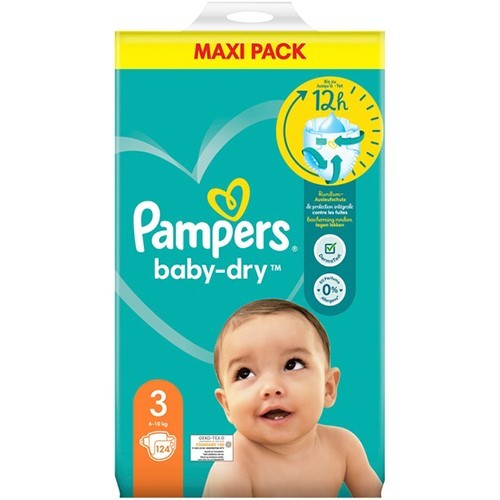 pampers 124 szt 3