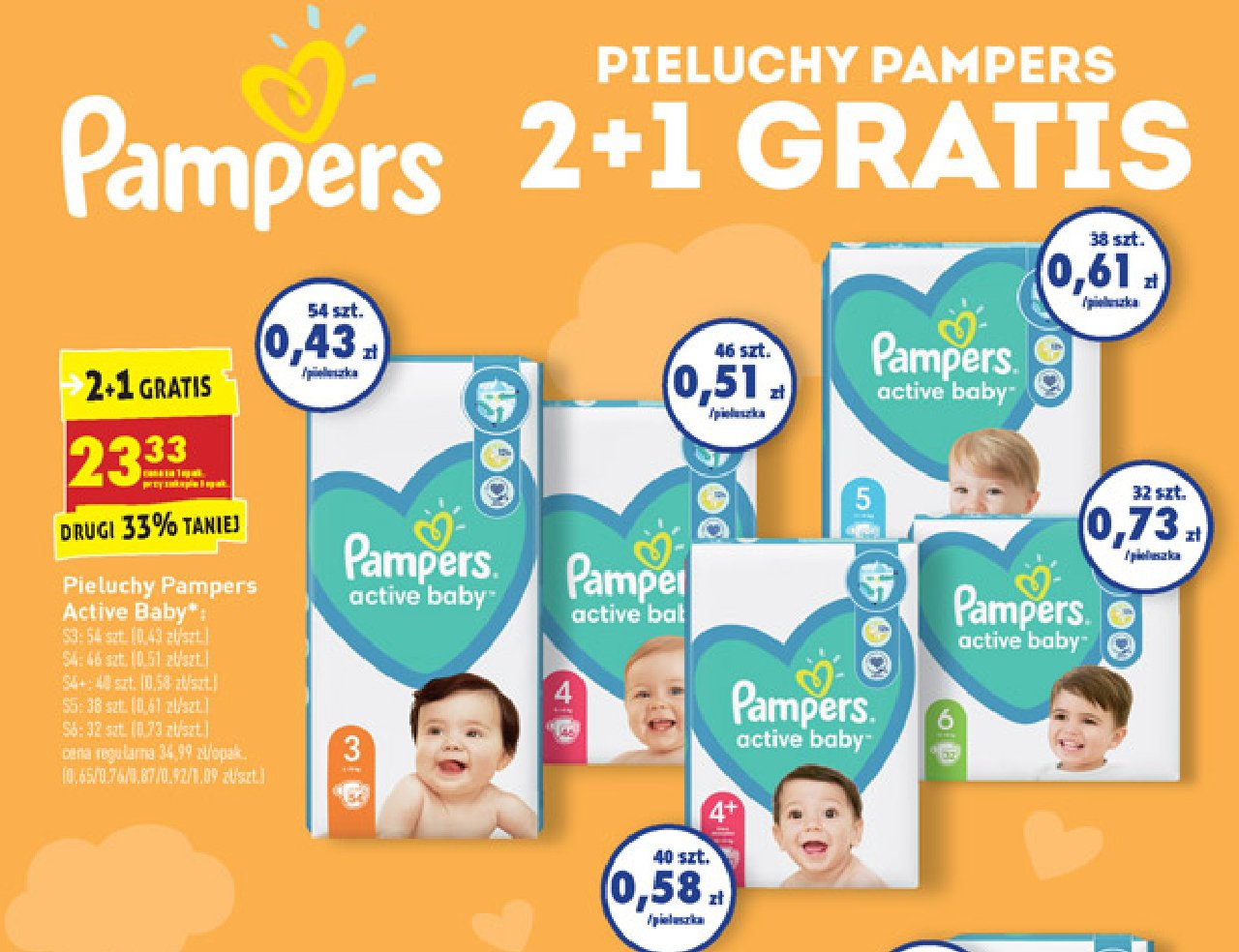 pampers active baby 1 biedronka gazetka