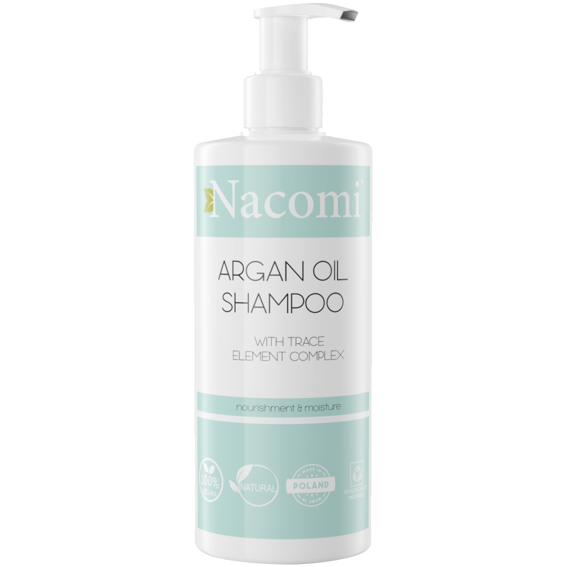 nacomi natural szampon z olejem arganowym