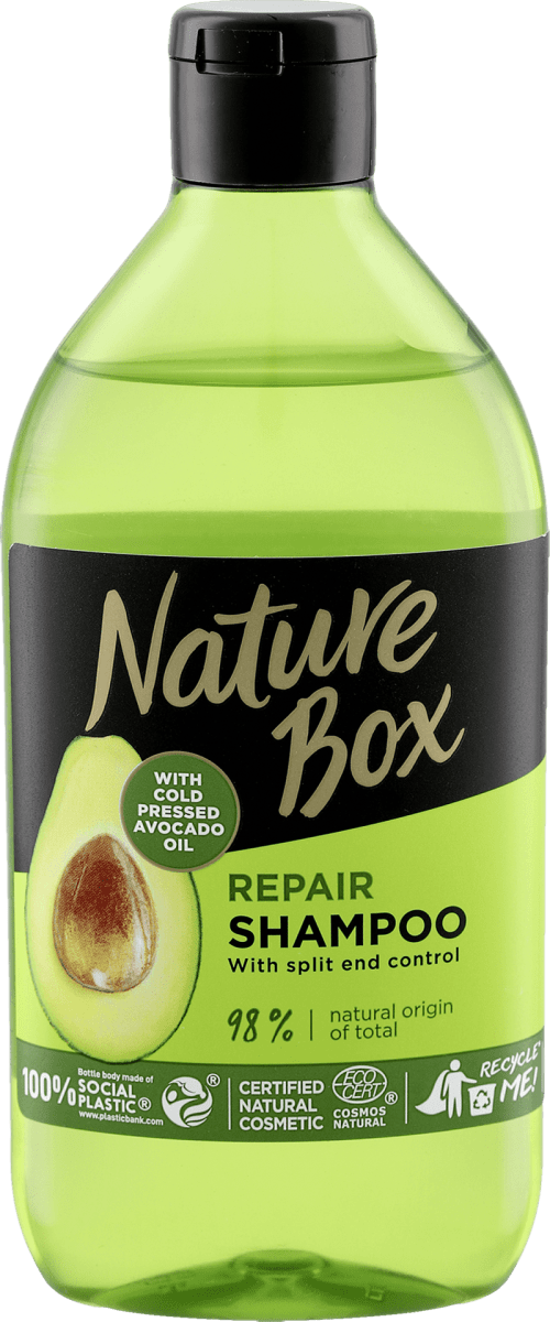 nature box szampon z olejem z awokado skład