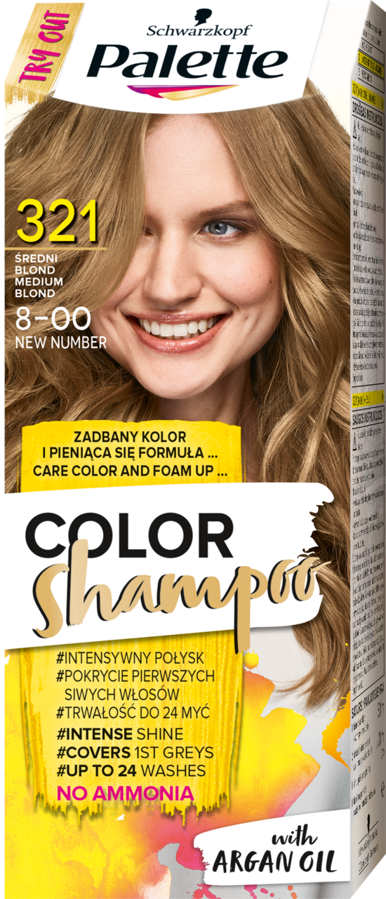 palette szampon koloryzujący ciemny blond