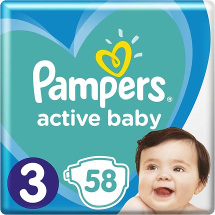 pampers 3 58 sztuk