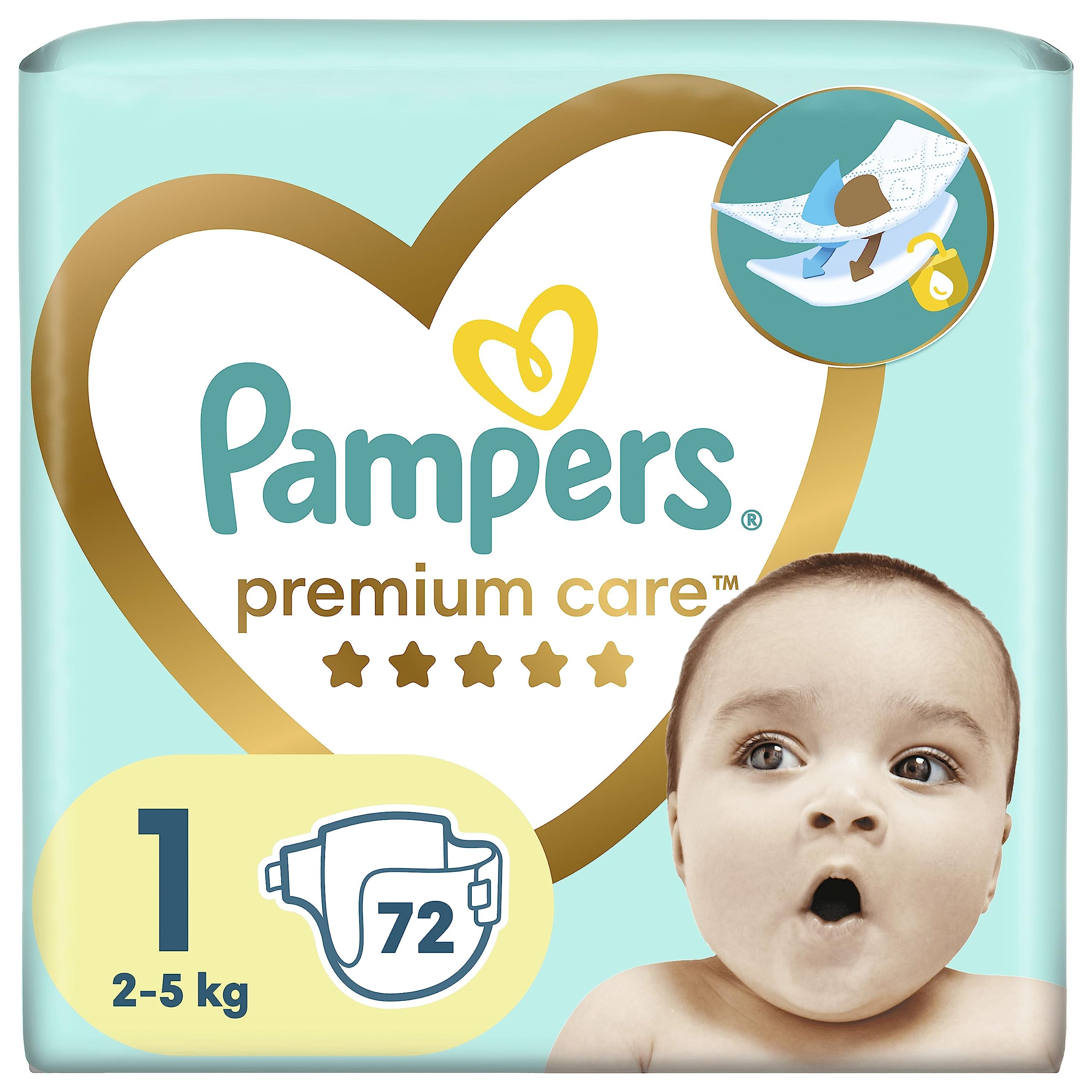 pampers new baby-dry pieluszki newborn wycięcie na pępek