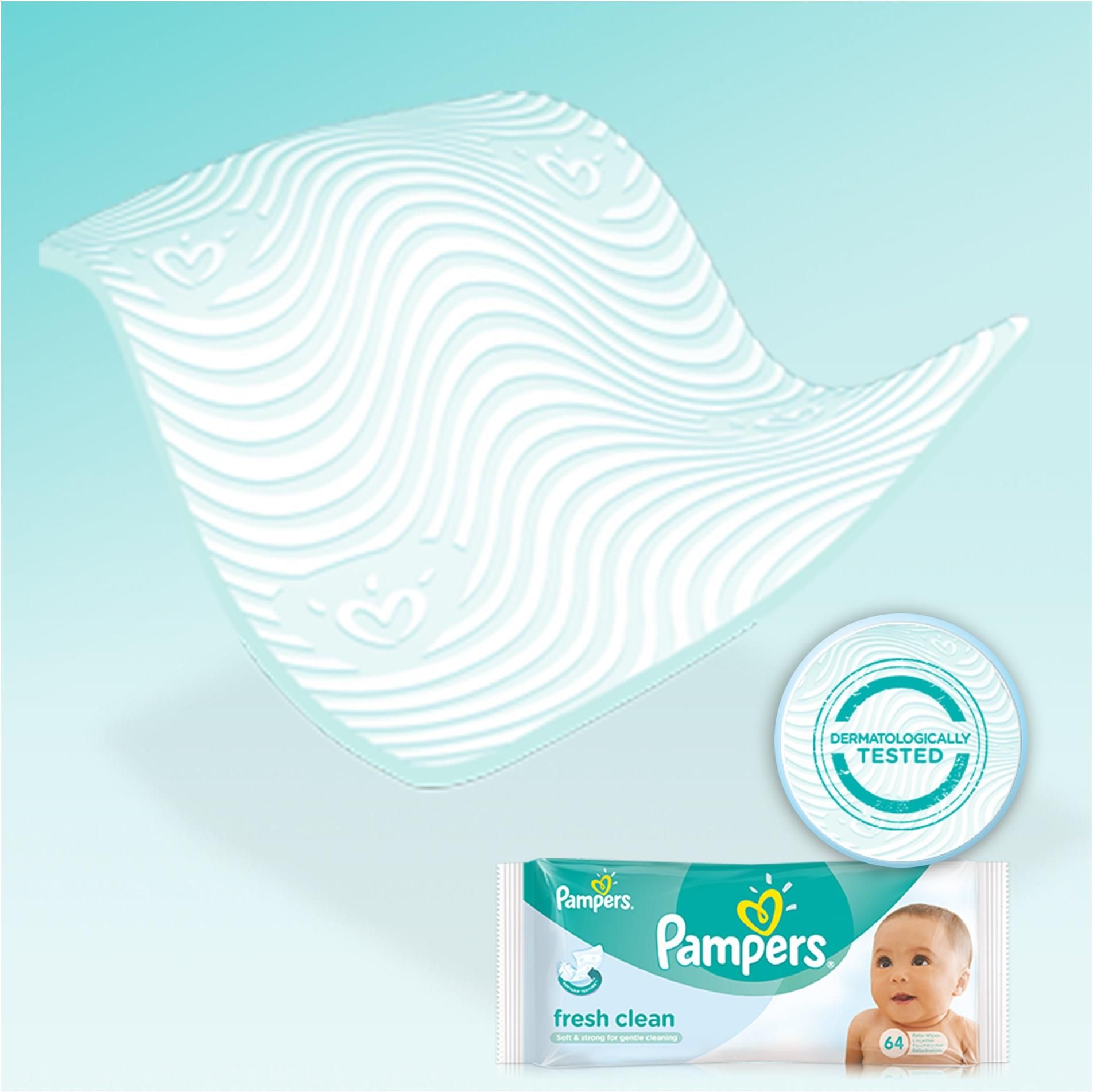 pampers fresh clean 12x64 szt ceneo