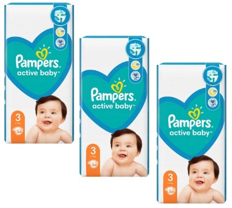 pampers 3 152 szt cena