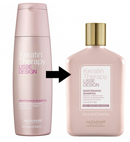 alfaparf lisse design keratin therapy szampon i odżywka