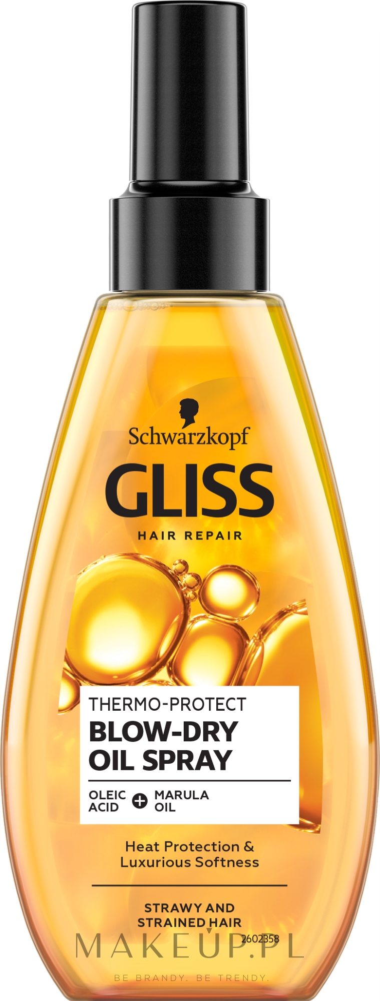 olejek do włosów schwarzkopf gliss kur