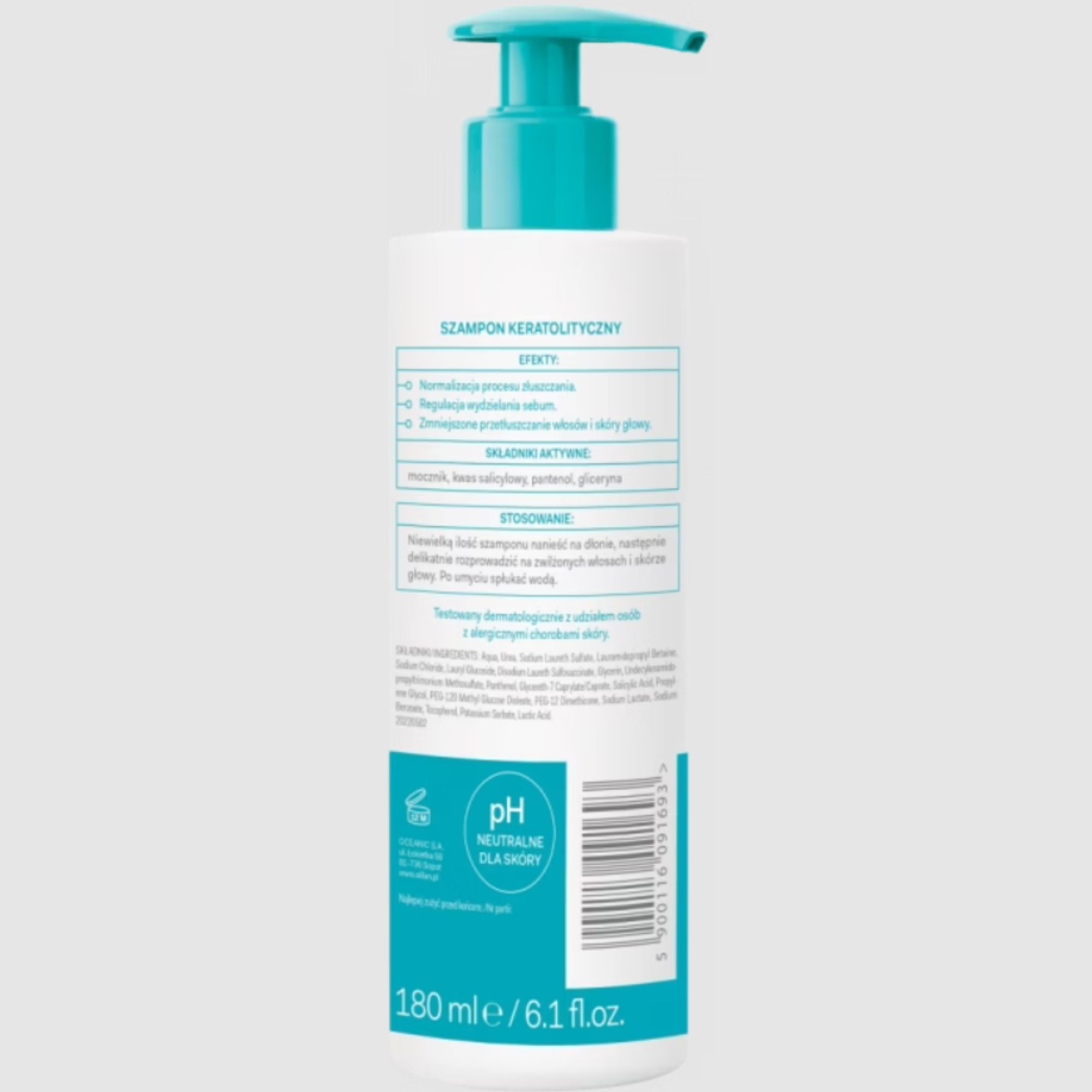 oillan med keratolityczny szampon dermatologiczny 150 ml