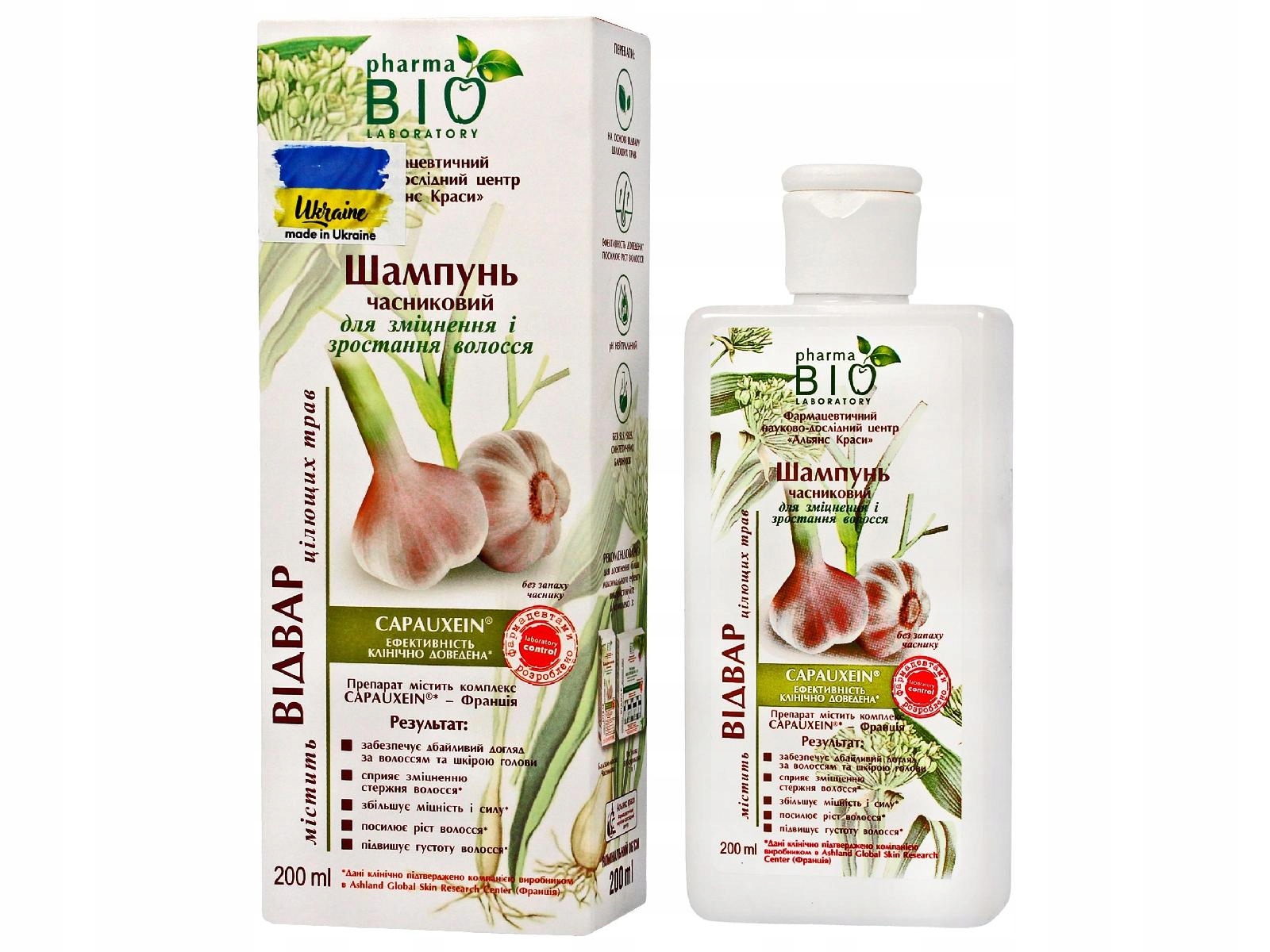 pharmabio szampon czosnkowy wzmacniający 200ml