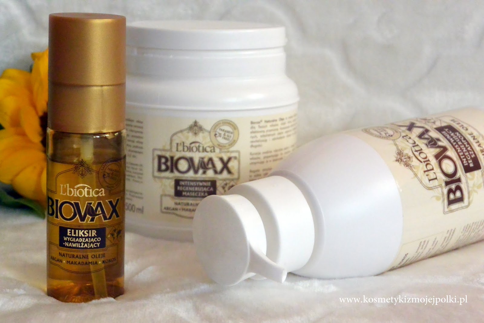 biovax argan makadamia kokos intensywnie regenerujący szampon 400ml