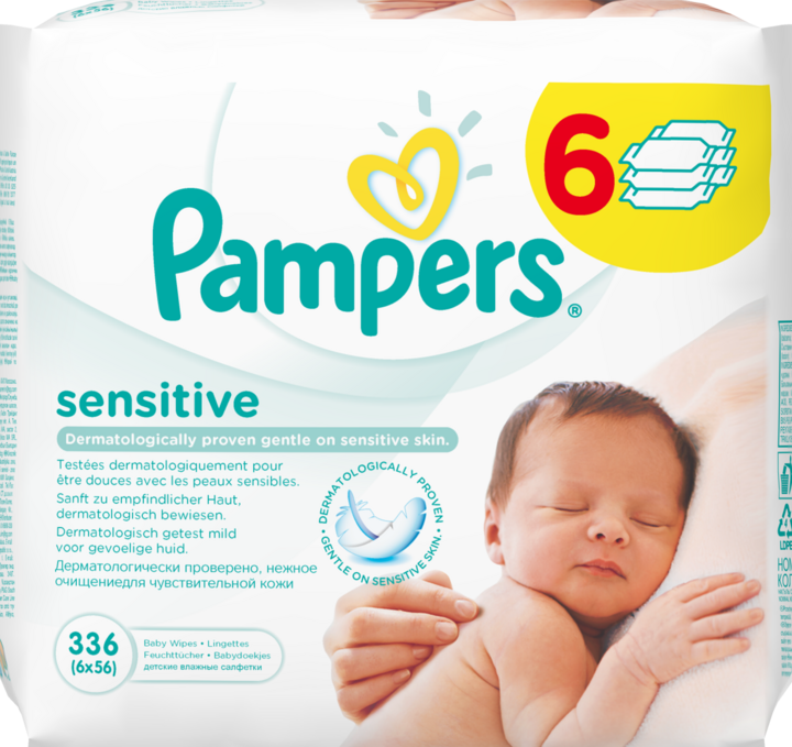 chusteczki pampers sensitive fragrance free rossmann