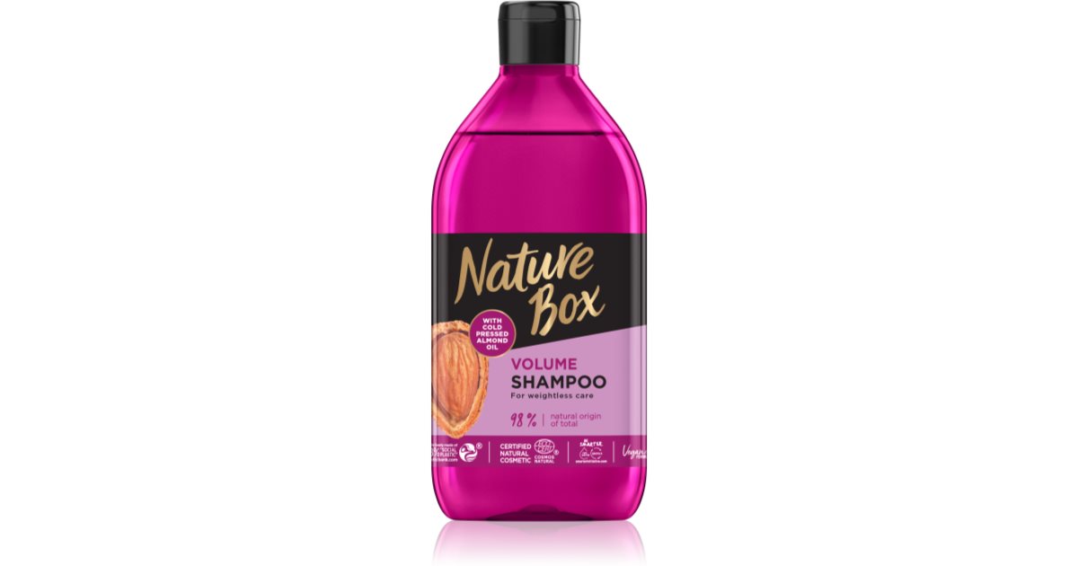 nature box szampon almond