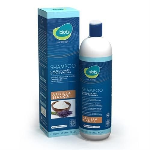 bjobj szampon przeciwłupieżowy do włosów przetłuszczających się z białą glinką