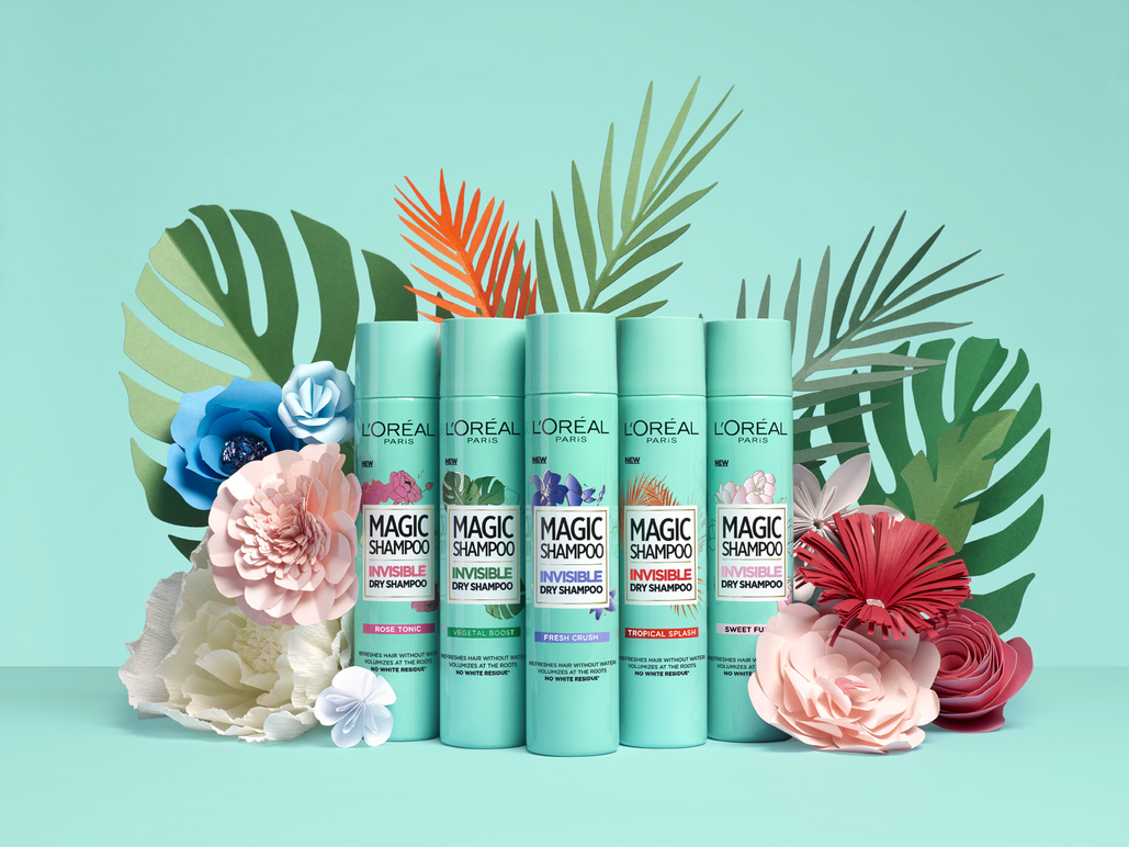 loreal magic shampoo suchy szampon tropical splash