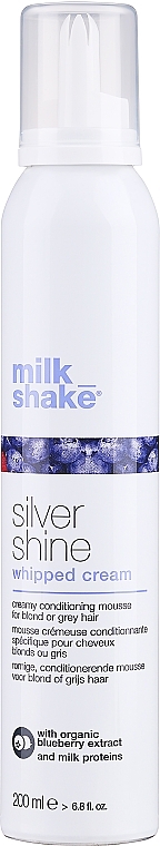 kremowa odżywka w piance do włosów blond milk shake