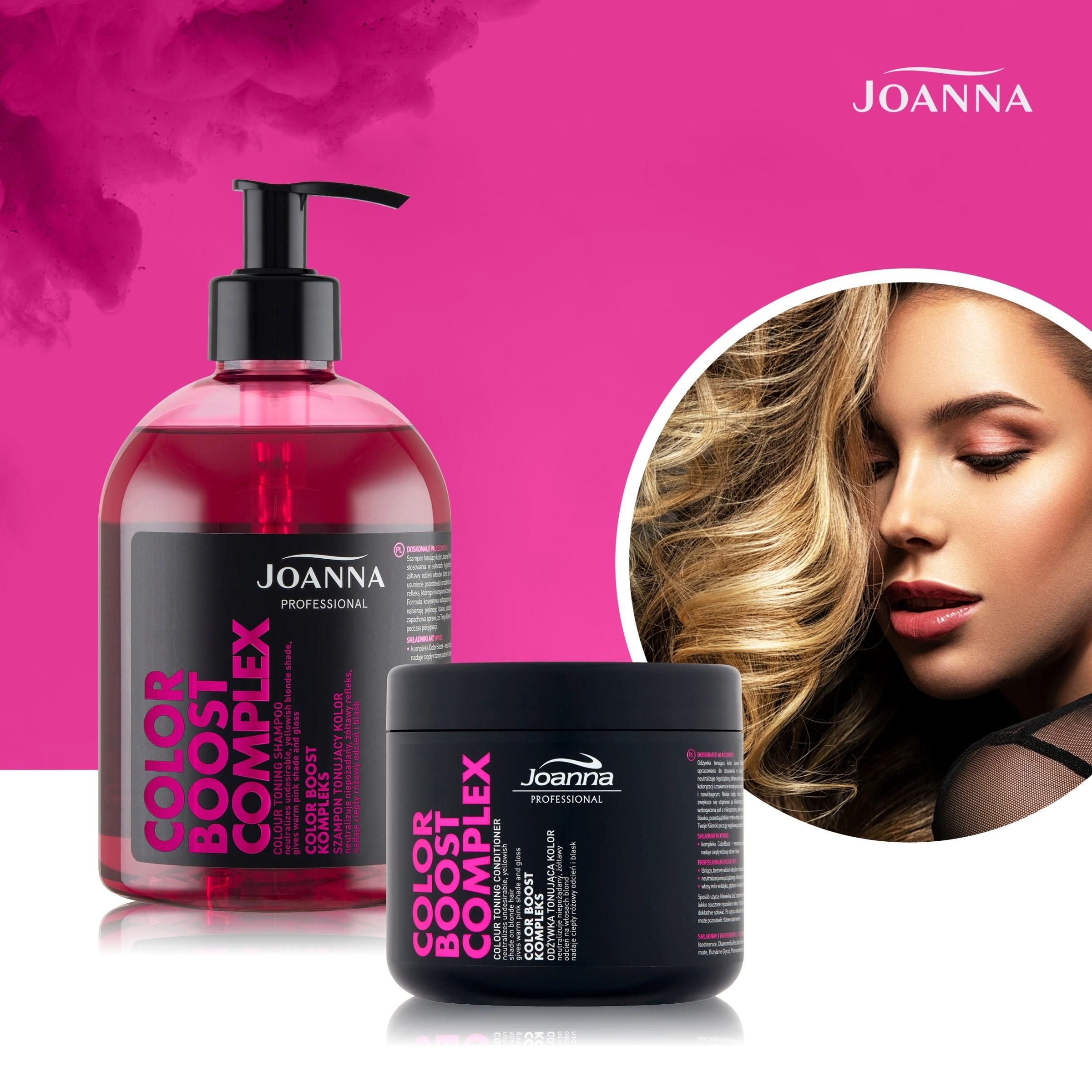 joanna professional color boost kompleks szampon tonujący kolor