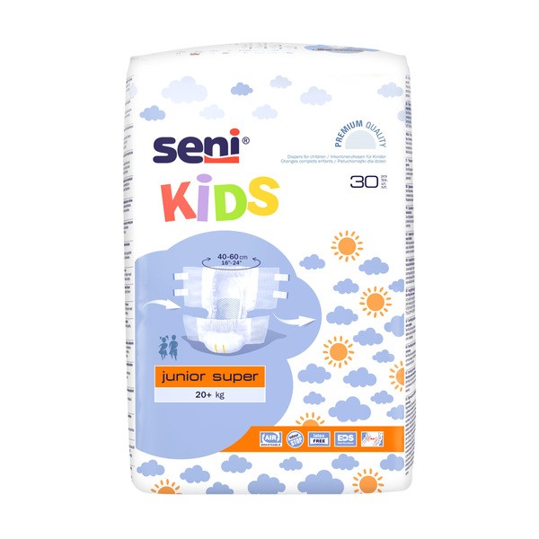 tzmo pieluchomajtki seni kids junior extra 16 30kg 30 szt