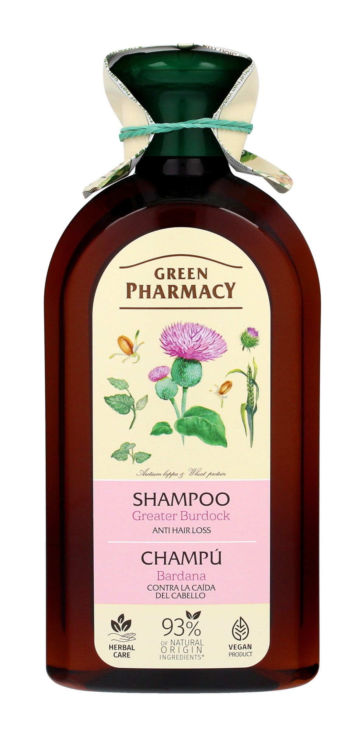 green pharmacy szampon łopian