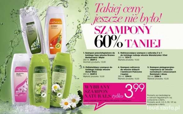 avon naturals kwiat wiśni szampon