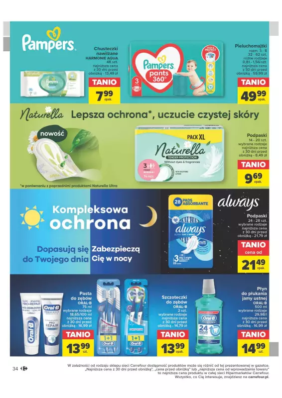 promocja pampers carrefour