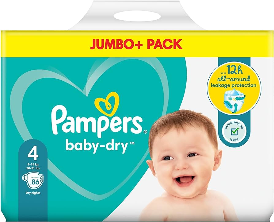 pampers baby dry 4 megapack