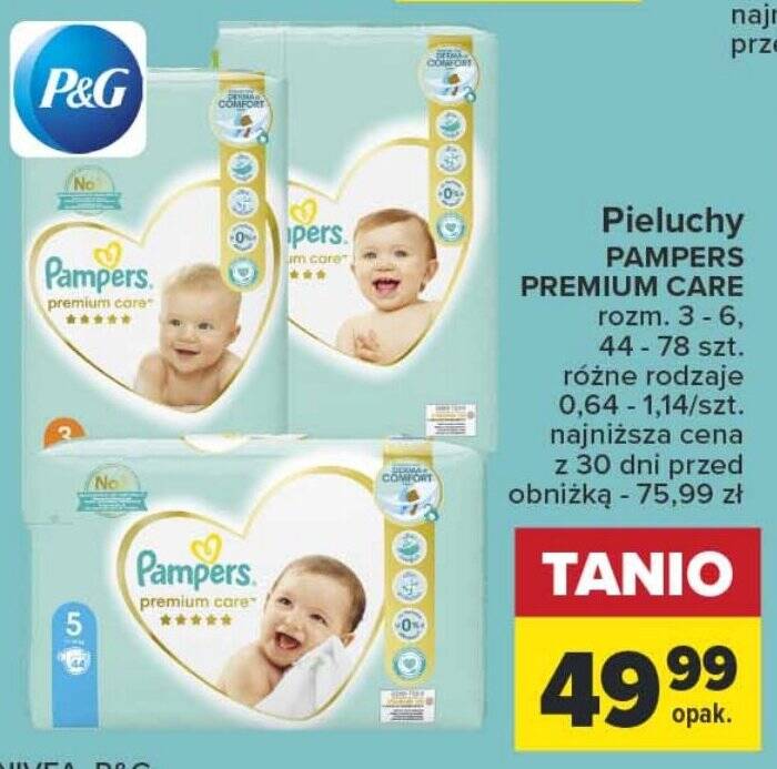 pieluchy pampers w carrefour promocja