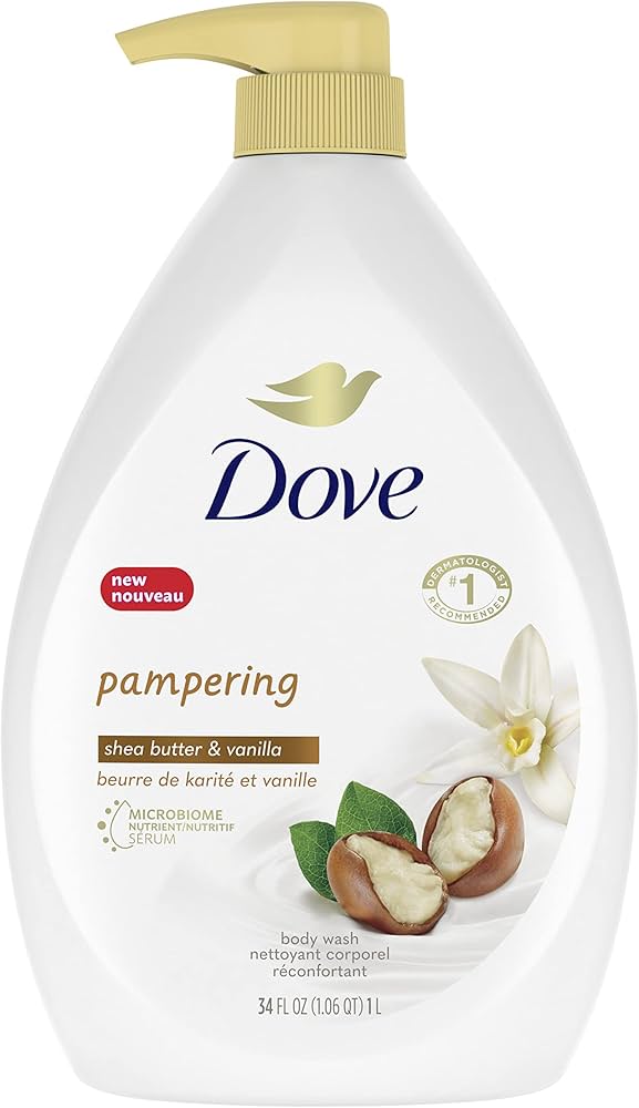 dove purely pampering nourishing shower gel-shea butter with warm vanilla