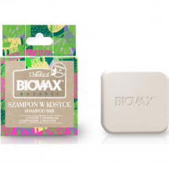 biovax botanic szampon w kostce malina moroszka i baicapil 82g