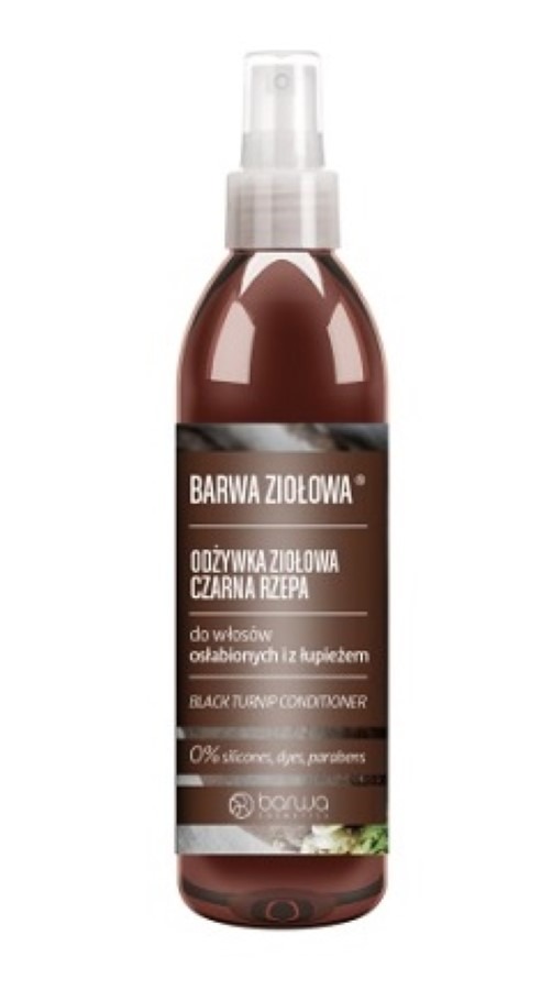 barwa ziołowa odżywka do włosów czarna rzepa spray