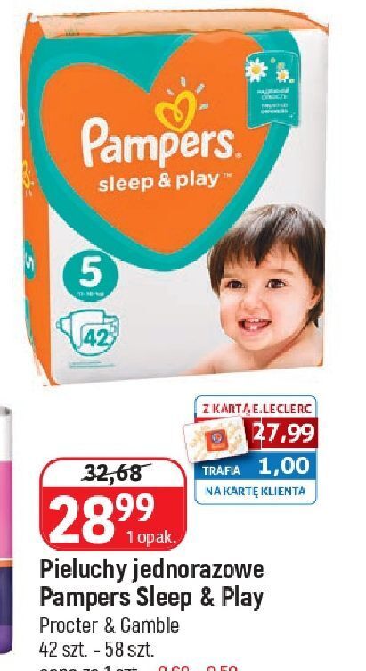 pampers sleep and play 3 promocja