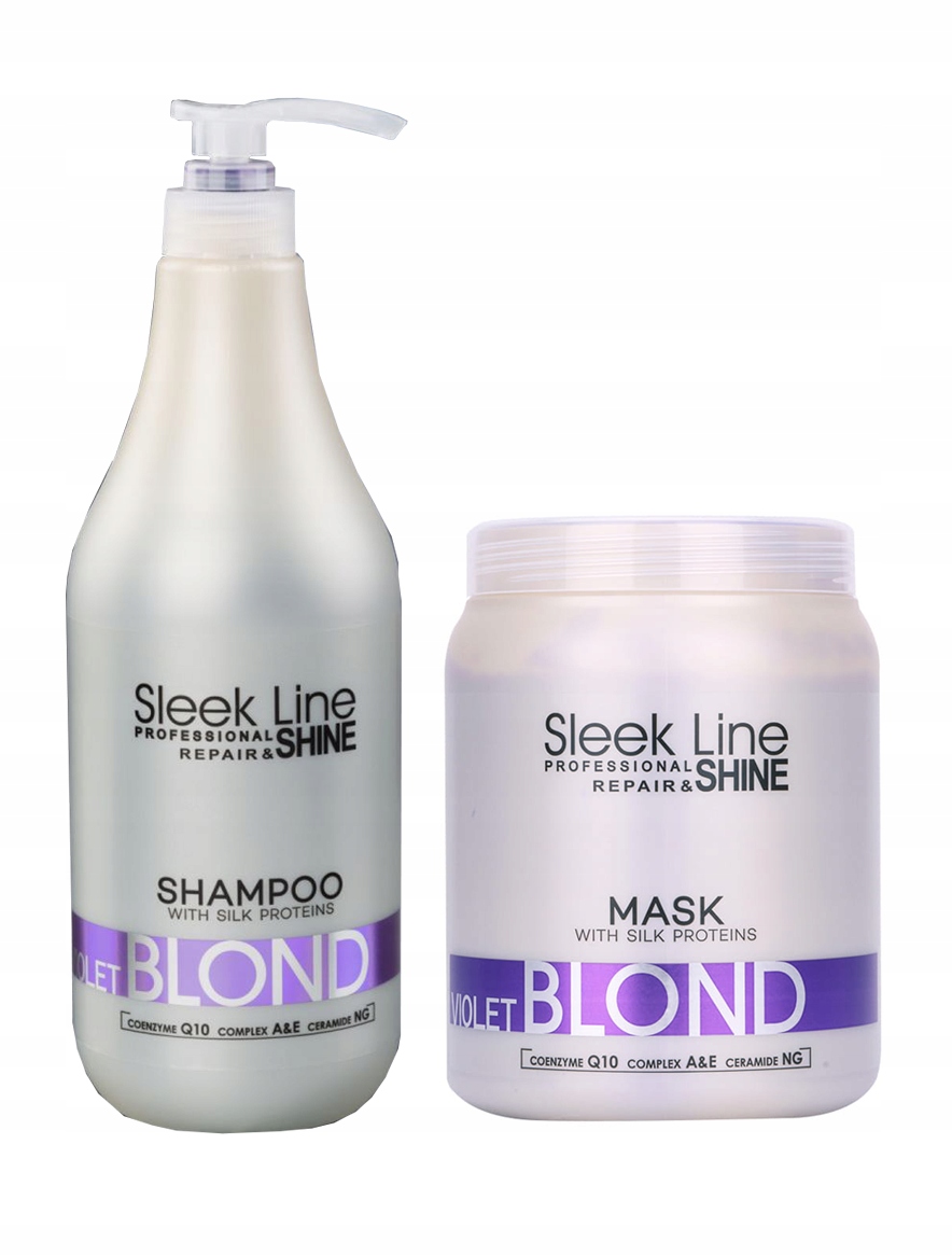 stapiz sleek line blond szampon allegro