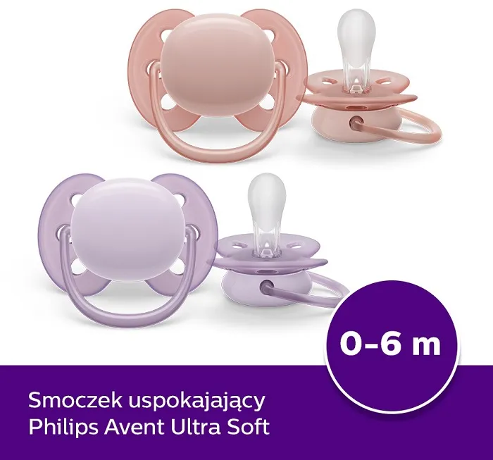 Philips Avent SCF086/01 Smoczek dla niemowląt 0-6 pon.