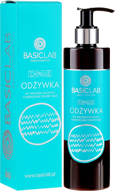 basiclab dermocosmetics capillus odżywka do włosów suchych