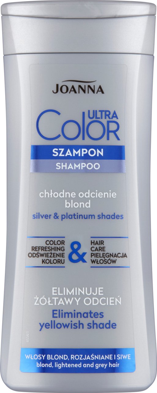 joanna ultra color szampon włosy blond rozjaśniane i siwe