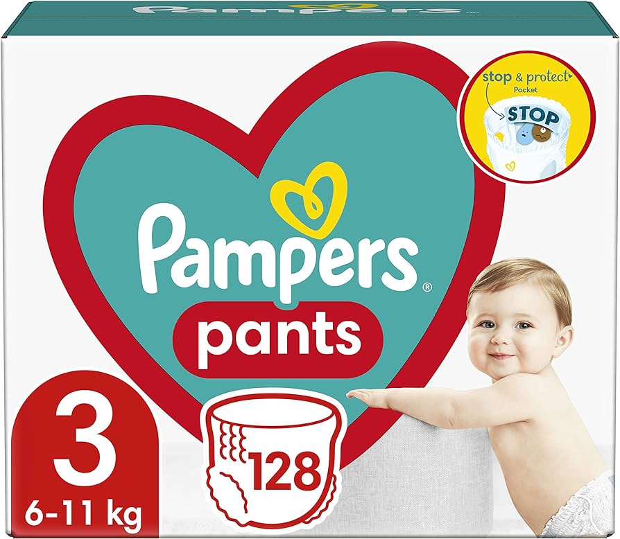 pieluchomajtki pampers pants warstwa pokryta