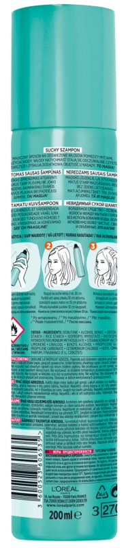 loreal magic shampoo suchy szampon tropical splash