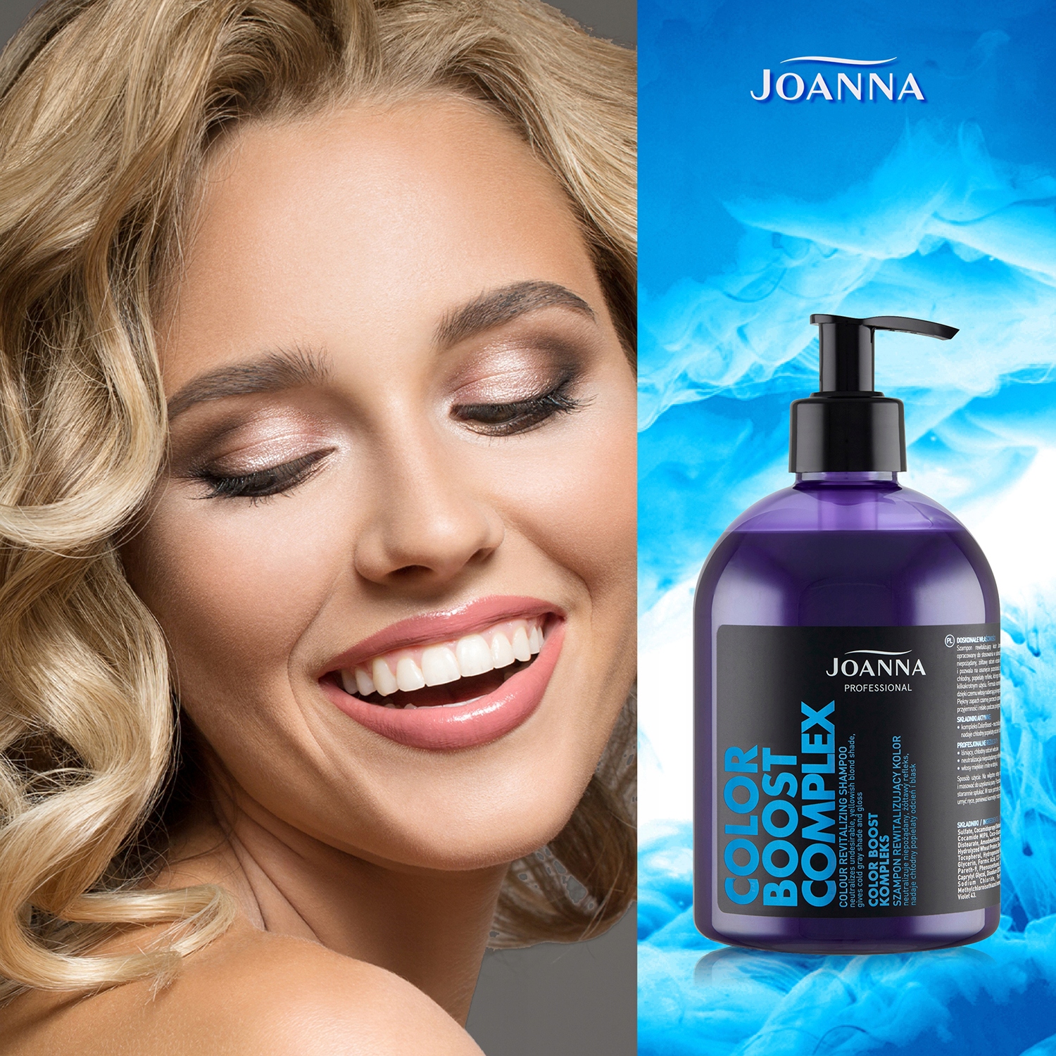 joanna pro szampon fioletowy color boost complex