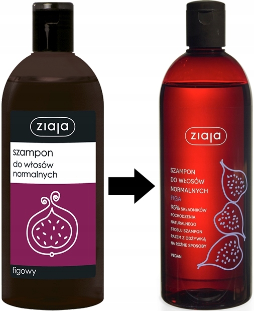 ziaja szampon do włosów normalnych figowy