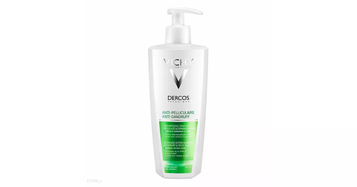 vichy dercos szampon przeciwłupieżowy 390ml