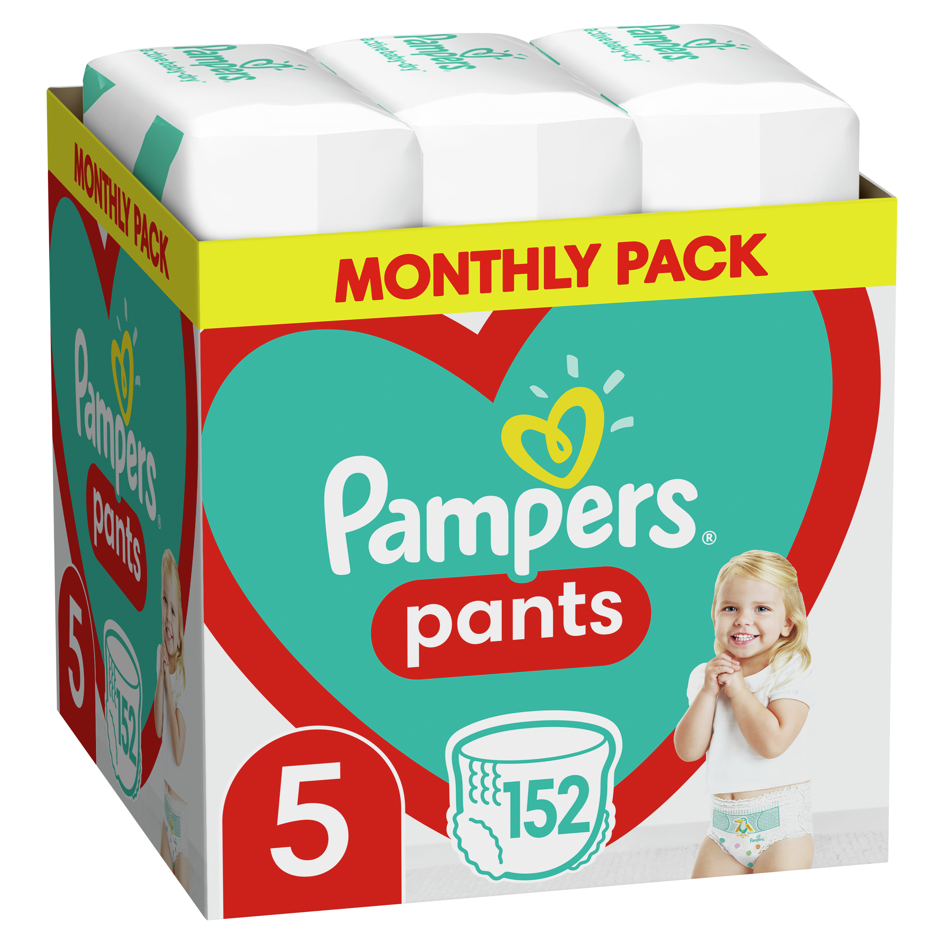 monthly pack pampers transparent