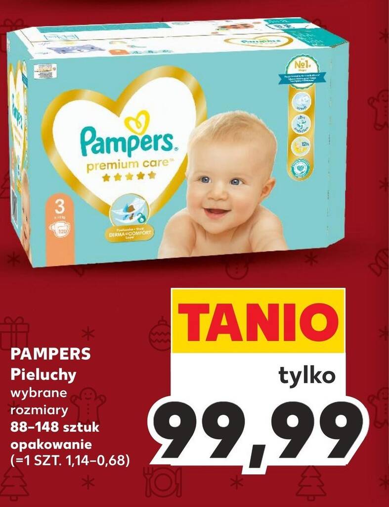 pieluchy pampers sleep and play kaufland