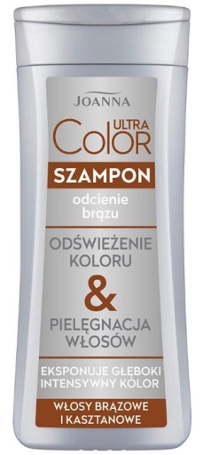 szampon przyciemniający włosy brązowe joanna