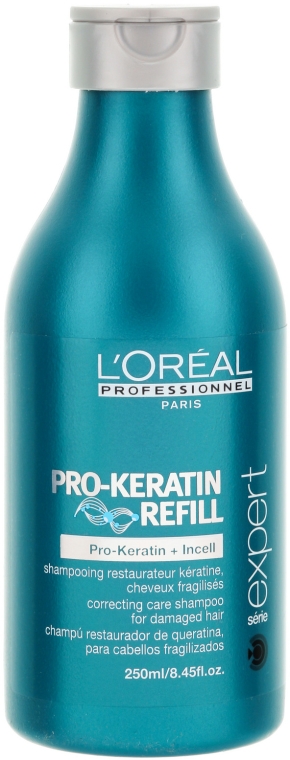 szampon do wlosuw z loreal pro keratin refill