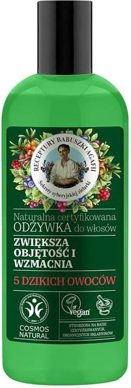 babuszka agafia dodająca objętości odżywka do włosów z rokitnikiem opinie