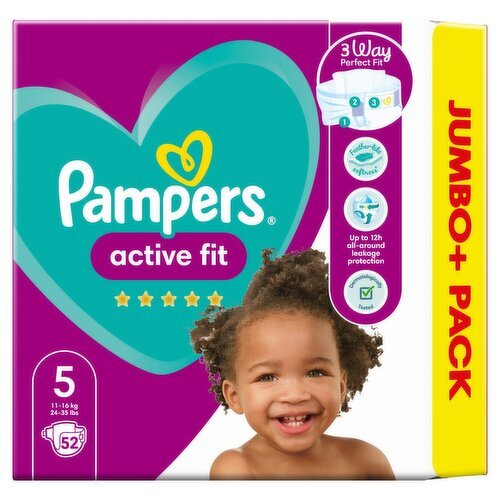 pampers active fit size 4 plus