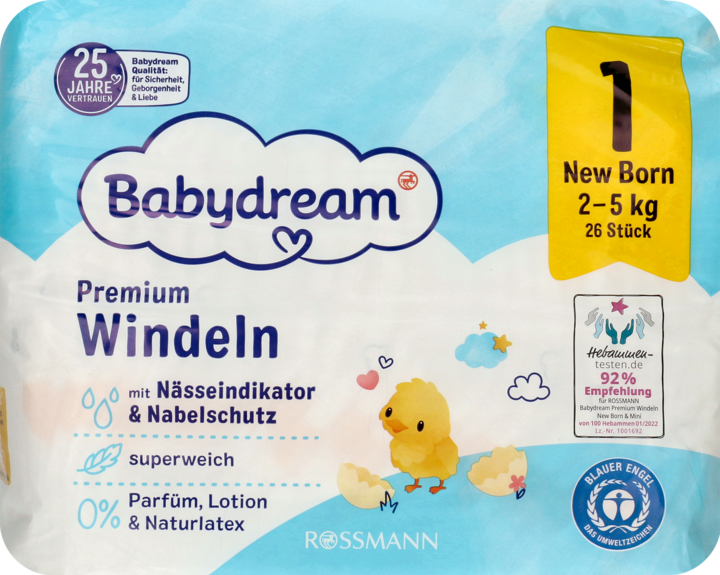 babydream pieluchy 2 z paskiem