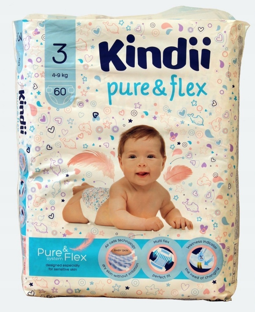 pieluchy kindii pure flex